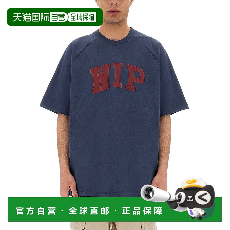 1h可退 CARHARTT WIP 男士T恤 I0346462Y3XX SS2025 蓝色