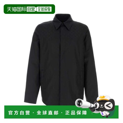 GUCCI 男士衬衫 871663ZAU1J1000 AW2026 黑色 SPW JACKET长袖