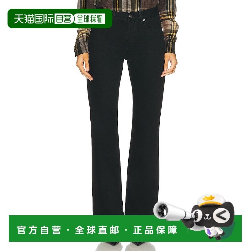 1h可退 潮奢 Saint Laurent 圣罗兰 女士 Nico 直筒牛仔褲 782393