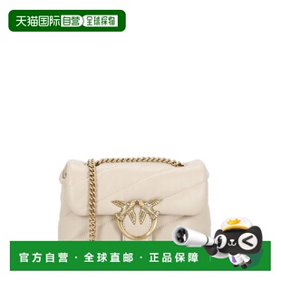 1h可退 潮奢 Pinko 品高 女士 翻盖单肩包 100040A0F2斜挎包