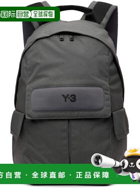 1h可退 潮奢 Y-3 男士 灰色小号双肩包 KB5854 colorful花色 舒适