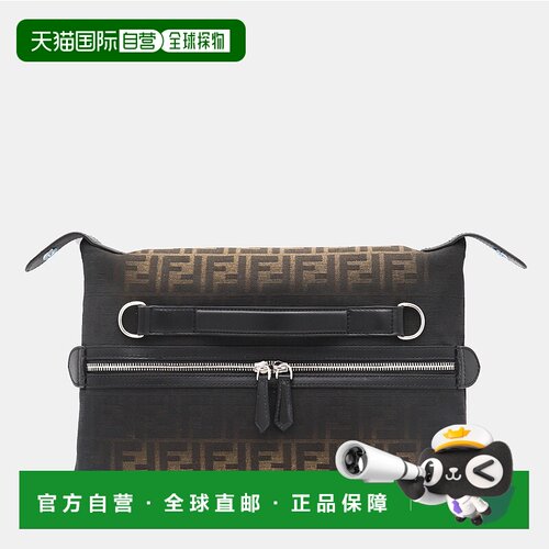 FENDI 男士单肩包 7VA639APD8F0L3T CO 棕色
