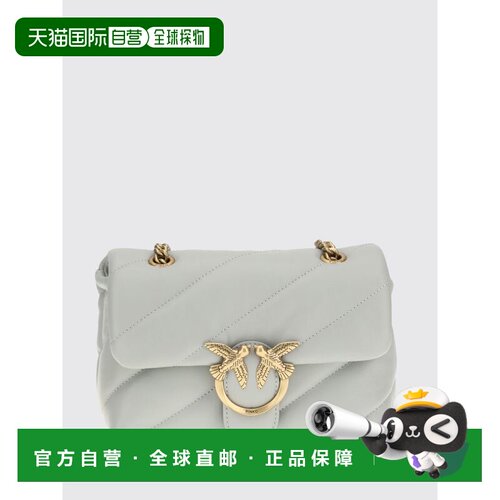 PINKO 女士斜挎包 100039A0F2K32Q SS2026 灰色 Borsa Love Puff