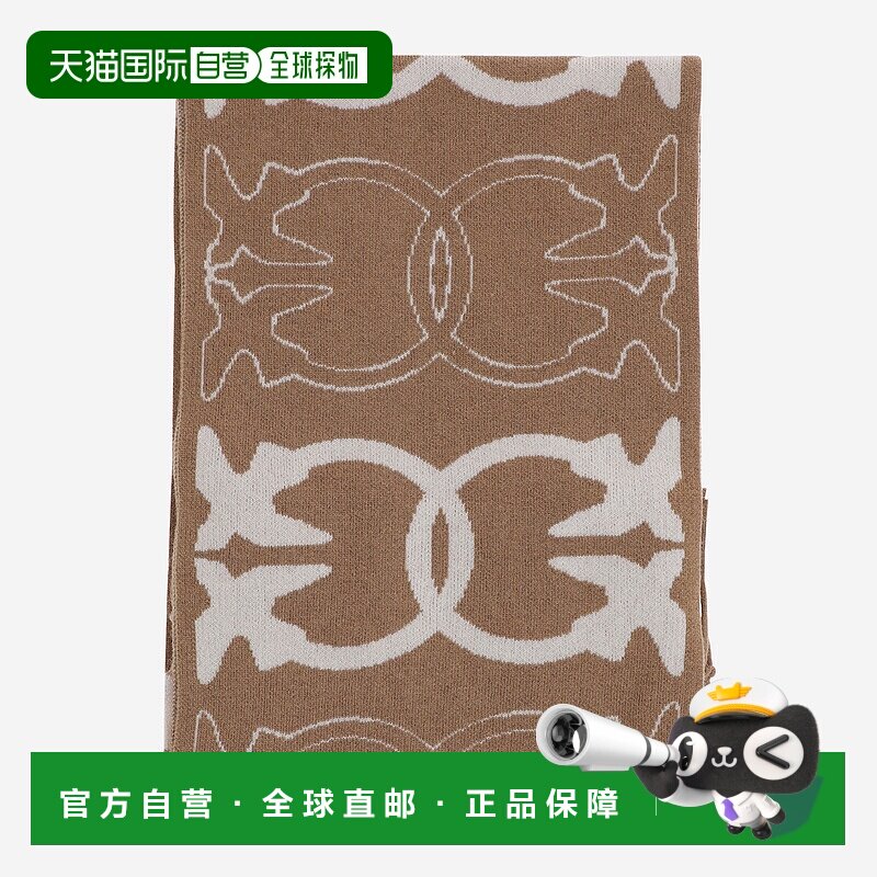 PINKO 女士围巾 105992A2YOMZ2 AW2025 浅棕色 长方形围巾