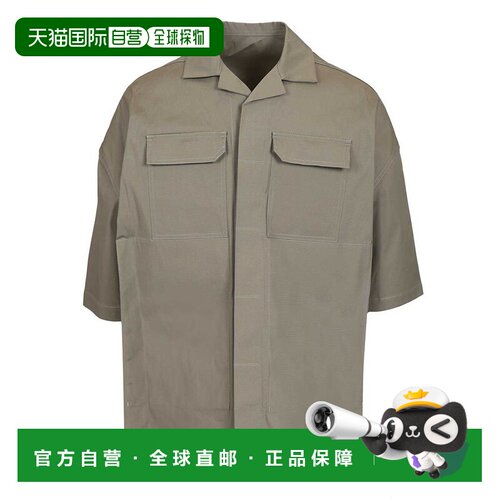 RICK OWENS 男士衬衫 RU01F2298TE35 SS2026 浅蓝色