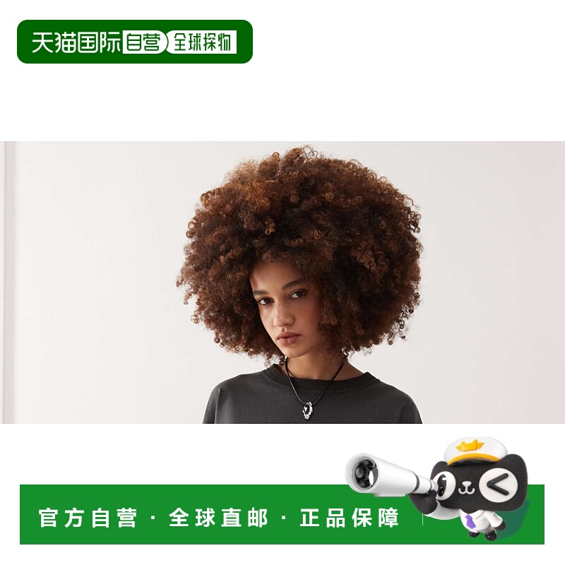 1h可退 潮奢 monki 女士 love is hardcore 长袖印花T恤(灰色)