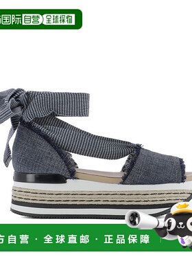 HOGAN 女士高跟鞋 HXW3600AH40FEQU802 SS2018 蓝色