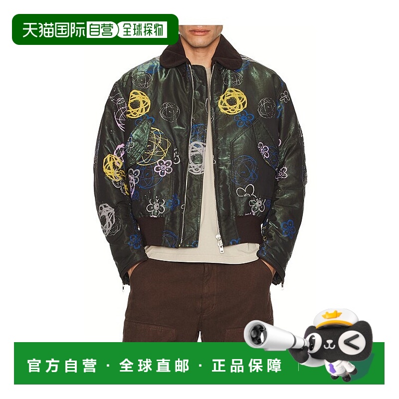 1h可退 潮奢 kenzo 高田贤三 男士 x Futura 短夹克 FF65BL2029G1