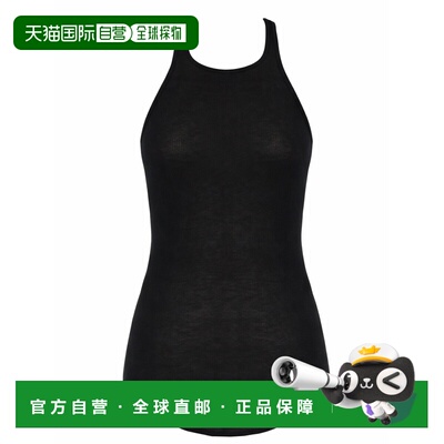 RICK OWENS 女士背心吊带 RP01F6101RC09 SS2026 黑色