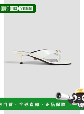 1h可退 潮奢 versace 范思哲 女士 Medusa 蝴蝶结漆皮凉拖 101301