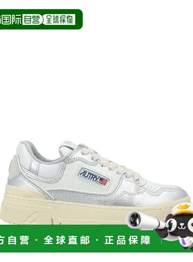 AUTRY 女士运动鞋 ROLWMB02 SS2025 白色 Clc Sneakers In Metal