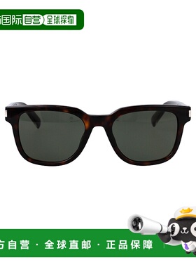 SAINT LAURENT 男士眼镜 SL711002 SS2025 黑色 徽标太阳镜