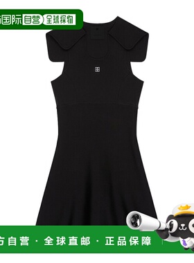 GIVENCHY 女士连衣裙 BW22C24ZQ0001 SS2025 黑色 针织水手领连衣