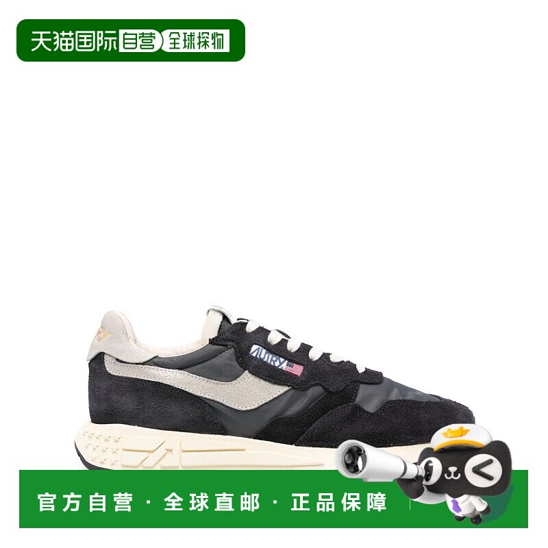 1h可退 AUTRY 男士运动鞋 WWLMNC05WHTBLACK AW2024 黑色德训鞋