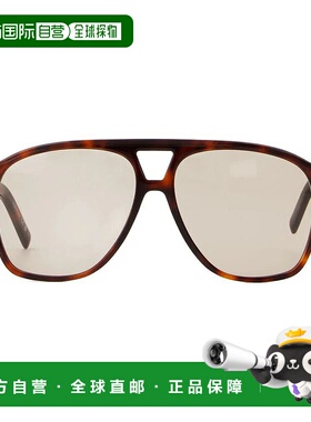 SAINT LAURENT 女士眼镜 SL596DUNE AW2024 棕色 Saint Laurent S