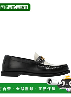 1h可退 AMIRI 男士商务正装鞋 AMFOLR1025001 CO 黑色 圆头乐福鞋