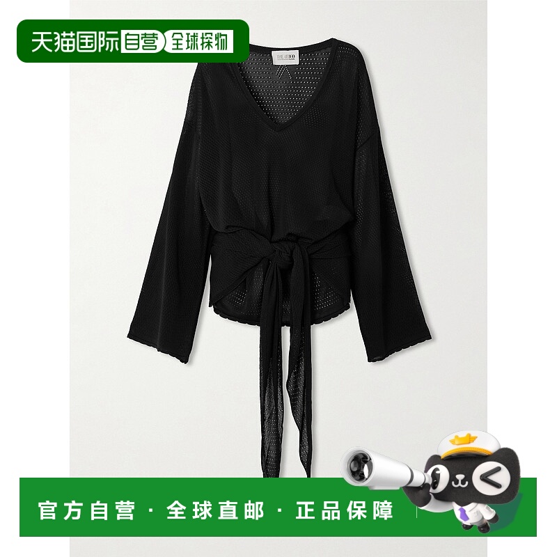 1h可退 潮奢 The Attico 女士 打结迷你连衣裙 250WCA00418VVV092