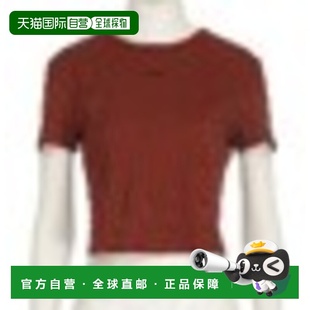 AW2025 FS8110ANQMF1T6K 红色 Cotton Top FENDI Cropped 女士T恤