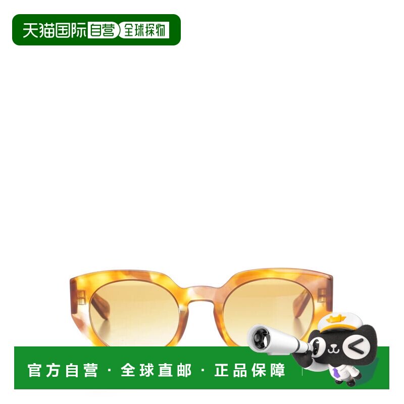 CHLOÉ 女士眼镜 CH0311S005 SS2025 棕色 "Panthos" Sunglasses