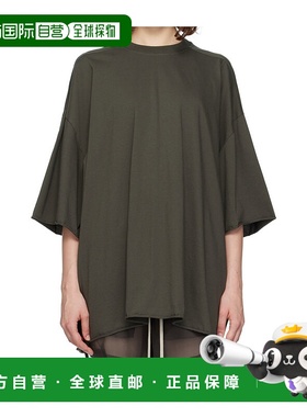 RICK OWENS 女士T恤 RP02E4204JA25 AW2025 军绿色