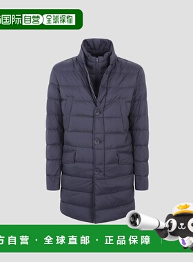 HERNO 男士羽绒服 PI007ULE12456Z9202 AW2025 蓝色