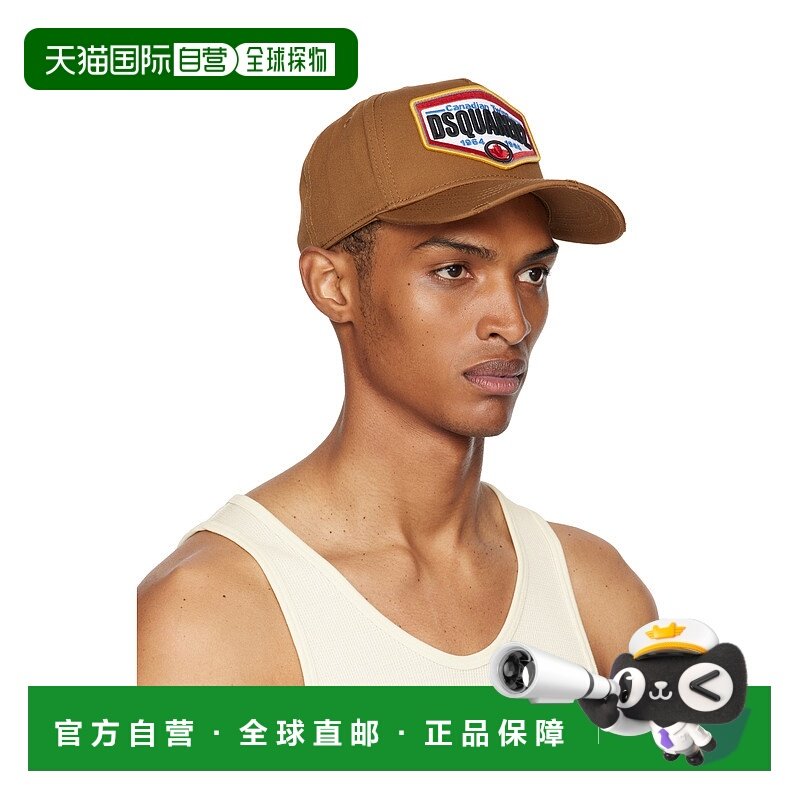 DSQUARED2 男士帽子 BCM076305C00001CAMEL AW2025