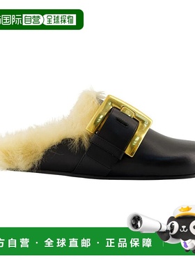 BALMAIN 女士凉鞋 FN1UR139LVIT AW2025 黑色 Balmain Anthem San