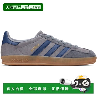 1h可退 潮奢 Adidas 男士 灰色 Gazelle Indoor 运动鞋 JQ8397GRE