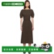 潮奢 连衣裙 Lemaire 棕色 1h可退 Shoulder 女士 Off DR1147LJ10