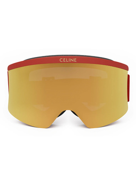 香港直邮CELINE 男士太阳镜 CL40302U67C AW2025 红色 SKI MASK