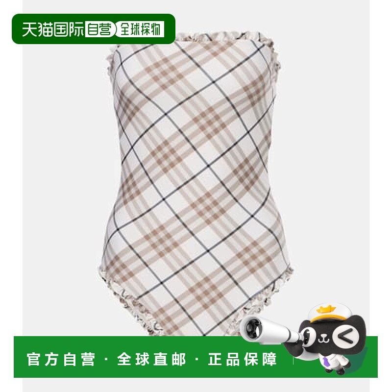 1h可退 潮奢 Burberry 巴宝莉 女士 格纹泳衣 colorful花色 舒适