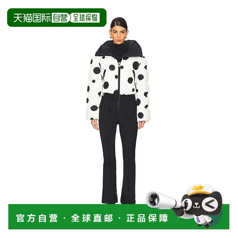 1h可退 潮奢 GOLDBERGH 女士 X Revolve 圆点奶油色黑色连体裤 GB