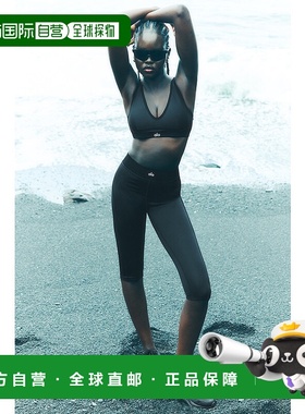 alo yoga  Airlift Line Up系列 时尚舒适高腰七分  瑜伽短裤  女