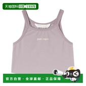 潮奢 女士 Palm 1h可退 Angels 棕榈天使 紫色刺绣背心 PWAD060S2