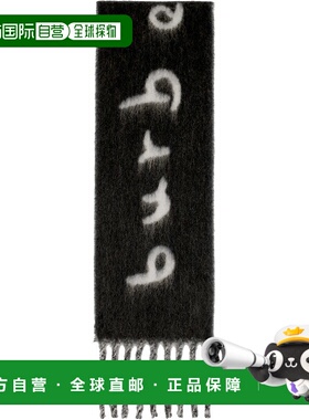 1h可退 潮奢 Burberry 巴宝莉 女士 黑色 & 白色 Logo Alpaca Woo