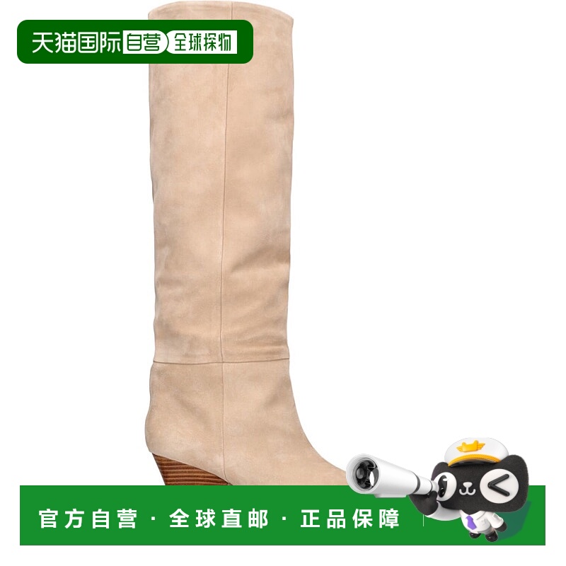 1h可退 潮奢 Paris Texas 女士 60毫米Jane麂皮高筒靴皮鞋长筒靴