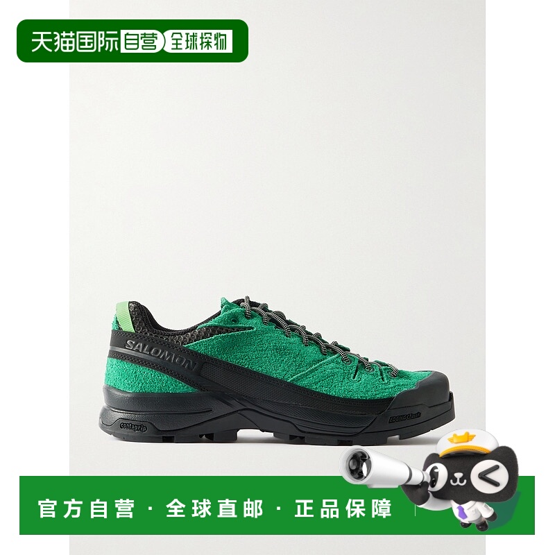 1h可退 潮奢 salomon 萨洛蒙 男士 X ALP™ 橡胶网纱边磨面绒面革