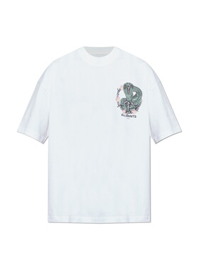 ALL SAINTS 男士T恤 SNAKEBITEM032PDOPTICWHITE