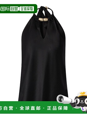 PINKO 女士背心吊带 105614A2RAZ99 AW2025 黑色 Halterneck Top