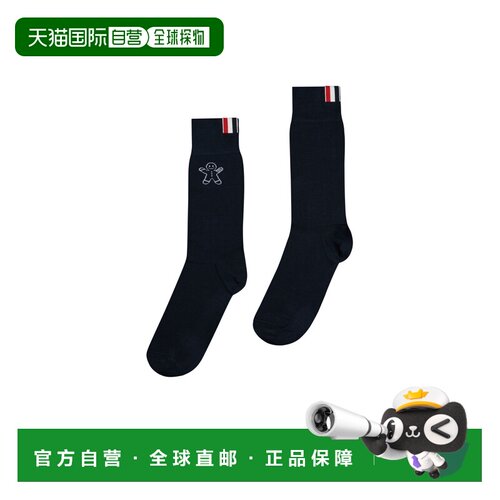 1h可退 奢淘 Thom Browne 姜饼图案袜子 女 FAS221AY3012瑜伽袜