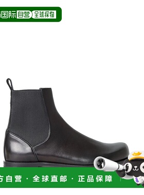 FENDI 男士靴子 7U1787AUJK0 AW2025 黑色 Fendi Ff Squared Chel