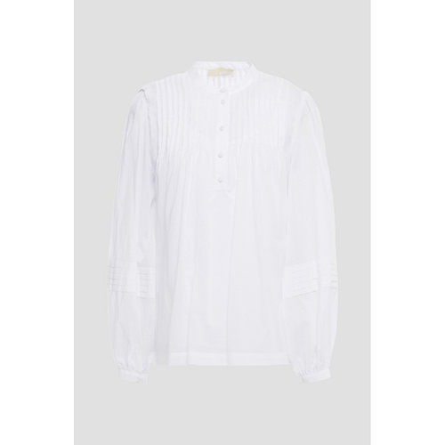 潮奢 Michael Kors 迈克高仕 女士 褶皱棉质衫 MS1402V4YJ