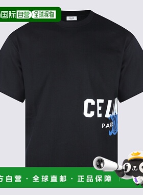 CELINE 男士T恤 RX0HV1242GDU0 SS2026 黑色 T-shirts长袖