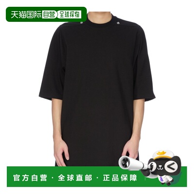 1h可退 奢淘 Rick Owens 圆领T恤 男 RU02E1249BAES2