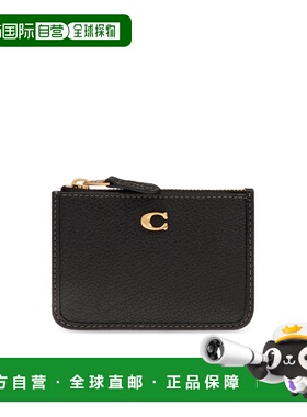 COACH 女士卡包 CR5500B4BK CO 黑色 Card case with logo蔻驰