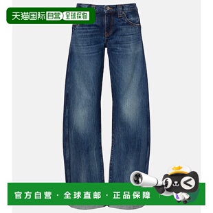 1h可退 潮奢 KHAITE 女士 Karo barrel-leg 牛仔裤直筒裤