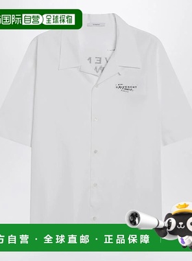 GIVENCHY 男士衬衫 BM618F1YJQSGIV100 SS2026 白色