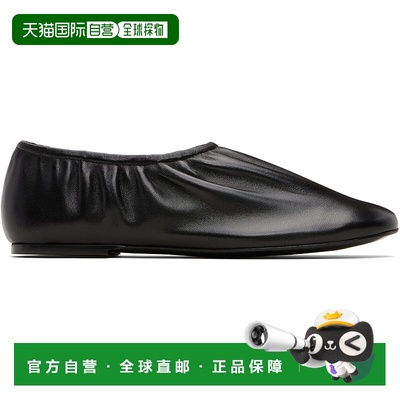 1h可退 潮奢 A.P.C. 女士 黑色 Swan Slip-On 芭蕾鞋 PXCAZF53302