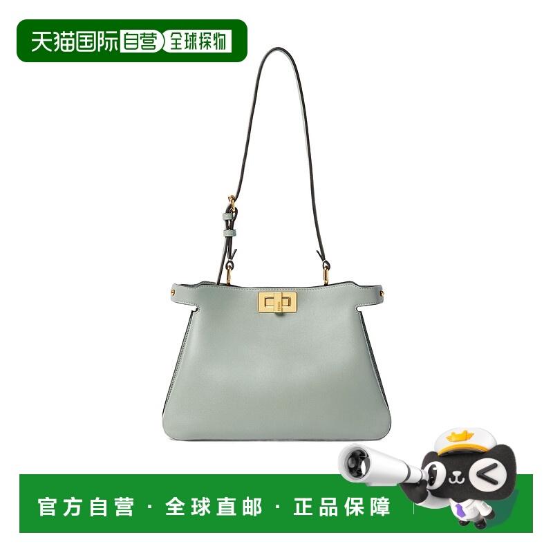 1h可退 FENDI 女士斜挎包 8BN365AOVHF1SK5 SS2025 灰色 Peekaboo