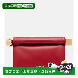 女士 Pochette 1h可退 Carre Jacquemus Rond 小号皮革手 潮奢